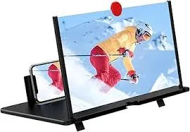 12" شاشة Magnifier,3D HD محمول هاتف Magnifier جهاز عرض شاشة Enlarger