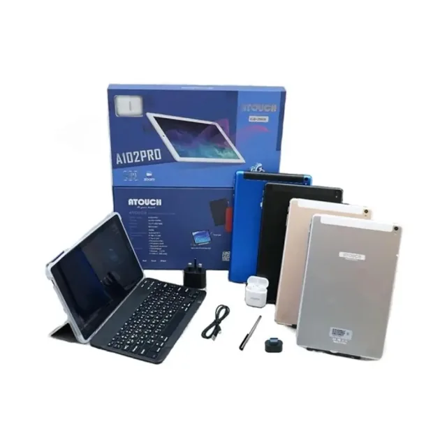 تابلت آتاتش A102 برو 10.1 بوصة، 4 جيجابايت رام، 64 جيجابايت، مع لوحة مفاتيح