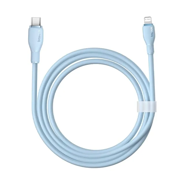 كابل بيسوس بودينج للشحن السريع – Type-C إلى Lightning – بطول 1.2 متر – ألوان متعددة-أزرق