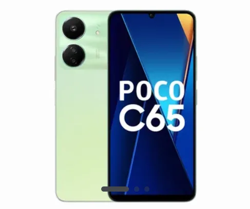 هاتف بوكو C65 – 4 جيجابايت رام، 128 جيجابايت ذاكرة، شاشة 6.74 بوصة، بطارية 5000 مللي أمبير-أخضر