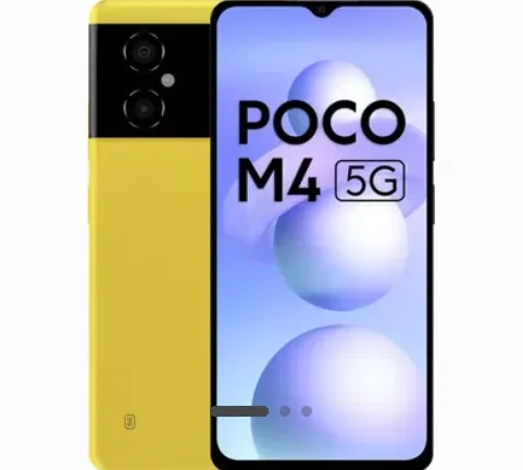 هاتف بوكو M4 5G – 4 جيجابايت رام، 64 جيجابايت ذاكرة-yellow