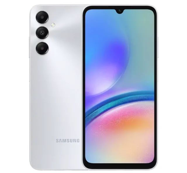 هاتف سامسونج Galaxy A05s – ذاكرة 128 جيجابايت، رام 4 جيجابايت-فضي