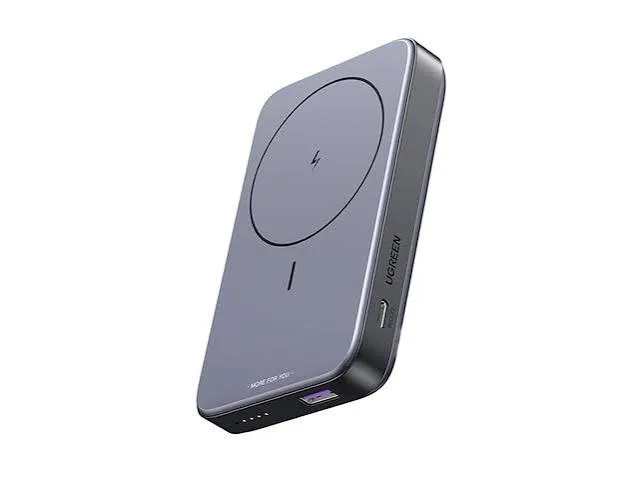 UGREEN 10000mAh مغناطيسي لاسلكي 15W طاقة BankPD-20W (رمادي فلكي)-PB206