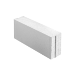 طابوق أبيض متداخل عازل 20 × 25 × 60 سم للجدران والمباني العازلة.